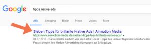 SEO-Tipps: Title im Google-Snippet