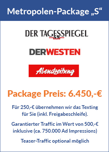 Advertorial Paket Metropolen S