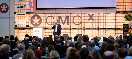 René Kühn, Contilla-Chef und CMCX-Macher, live on stage – Airmotion Media